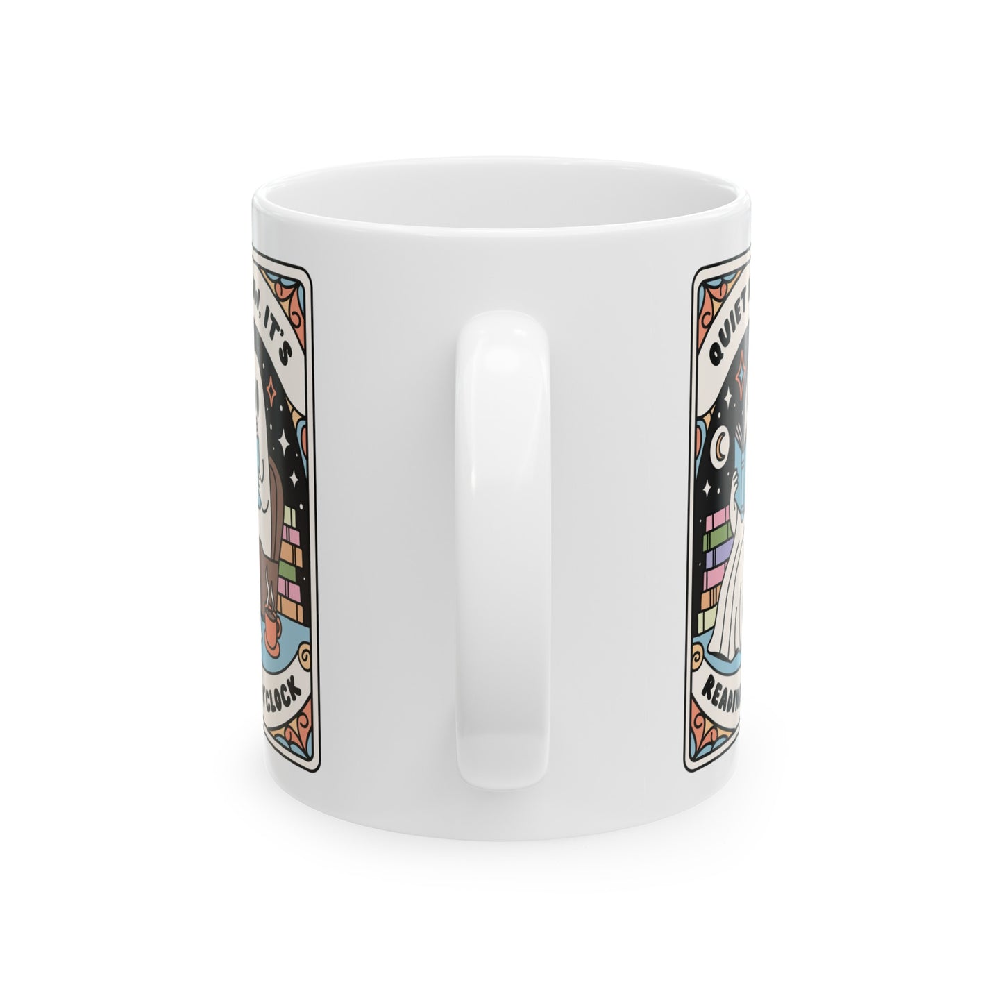 Reading O'Clock Tarot Card Reader Mug, (11oz, 15oz)