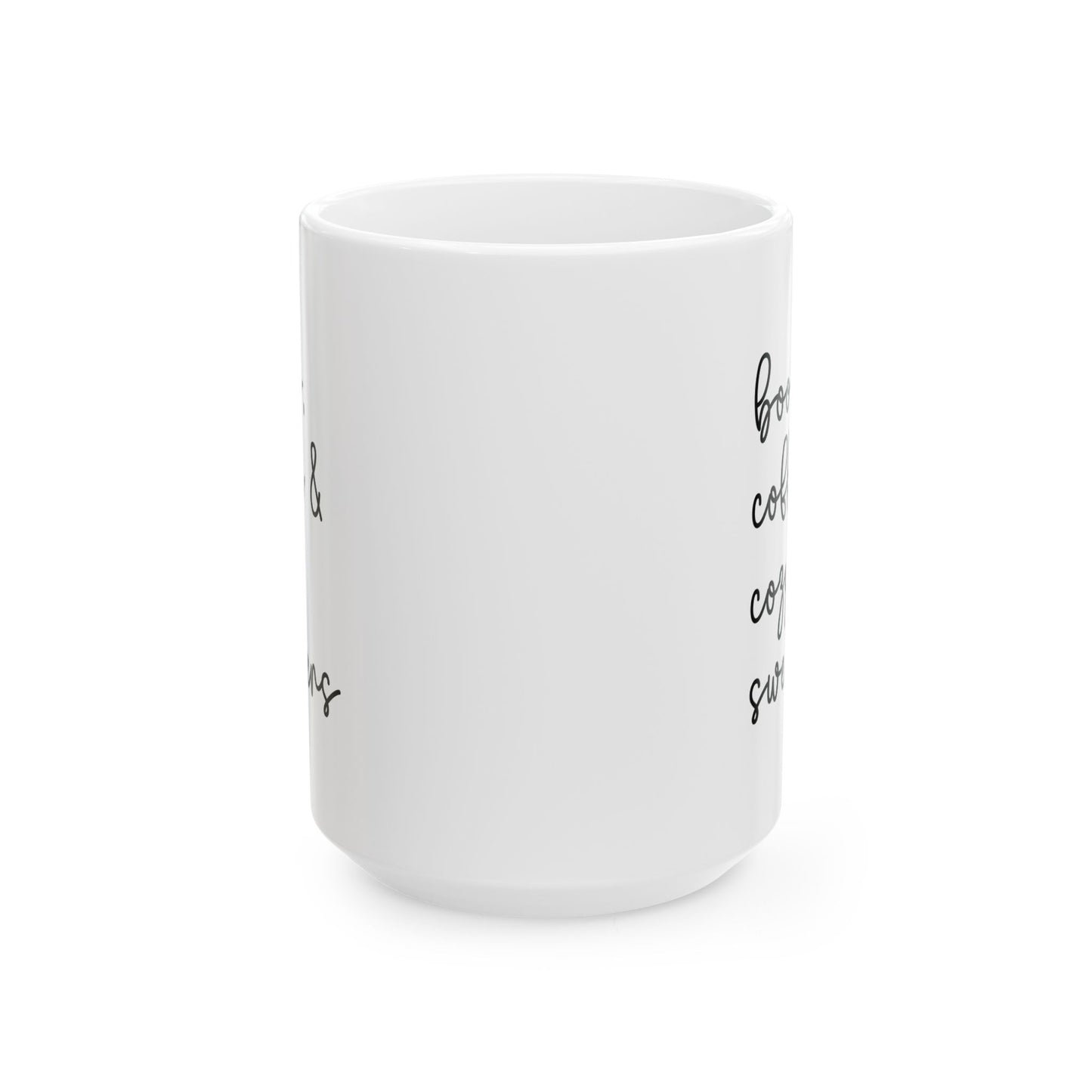 Books Coffee & Cozy Sweaters Mug