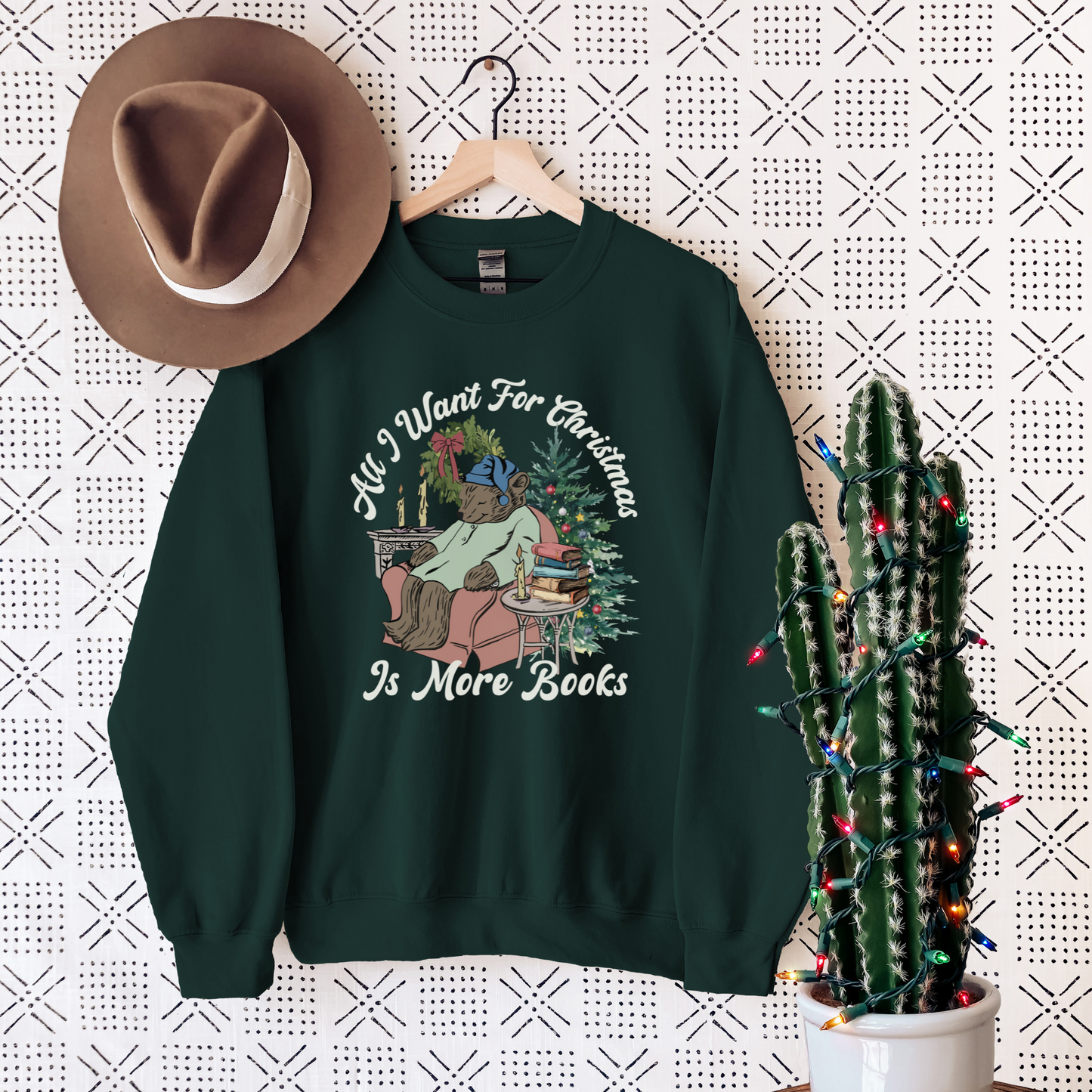 All I Want For Christmas Is More Books Sweatshirt