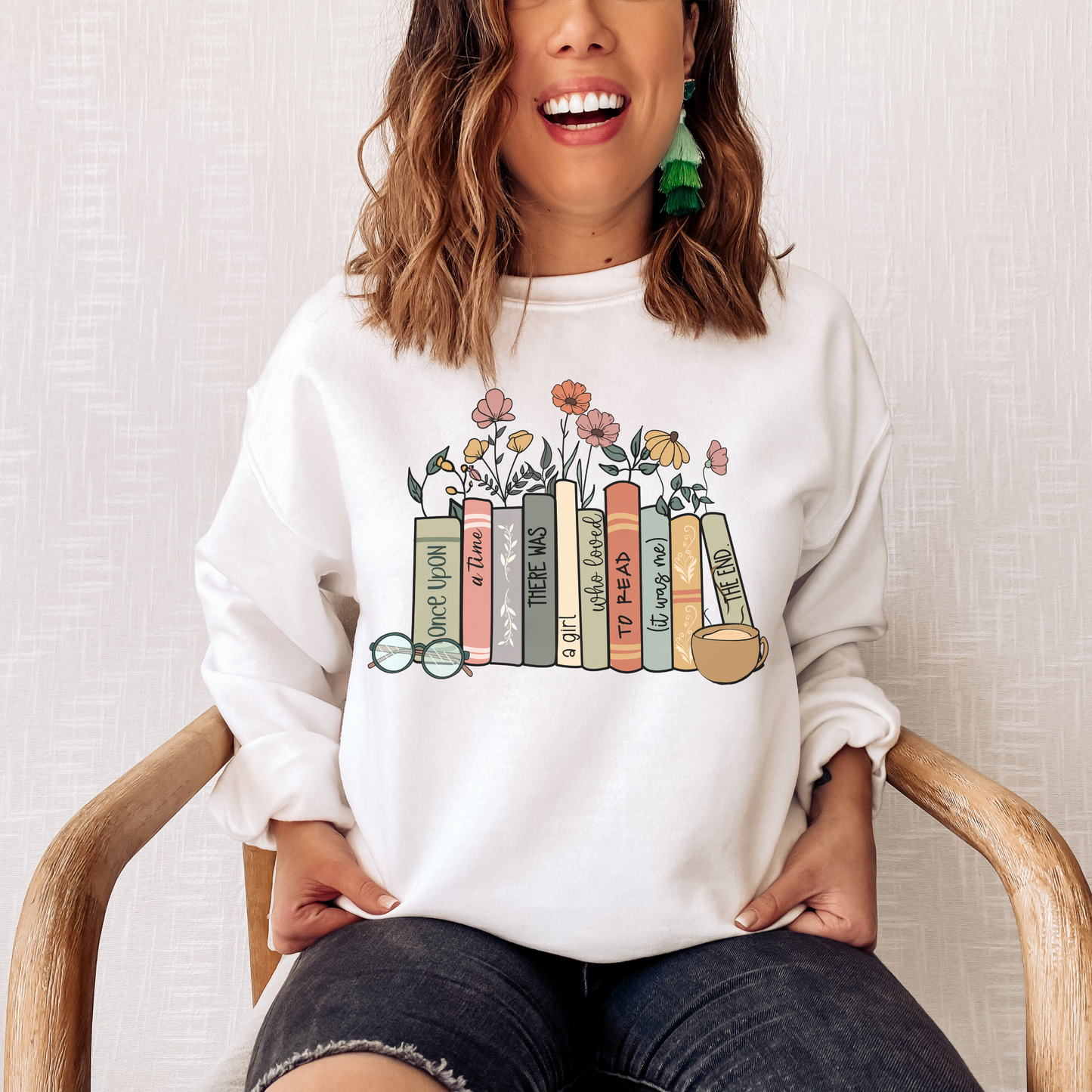 Cozy Book Lover Sweatshirt