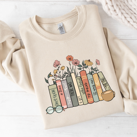 Cozy Book Lover Sweatshirt