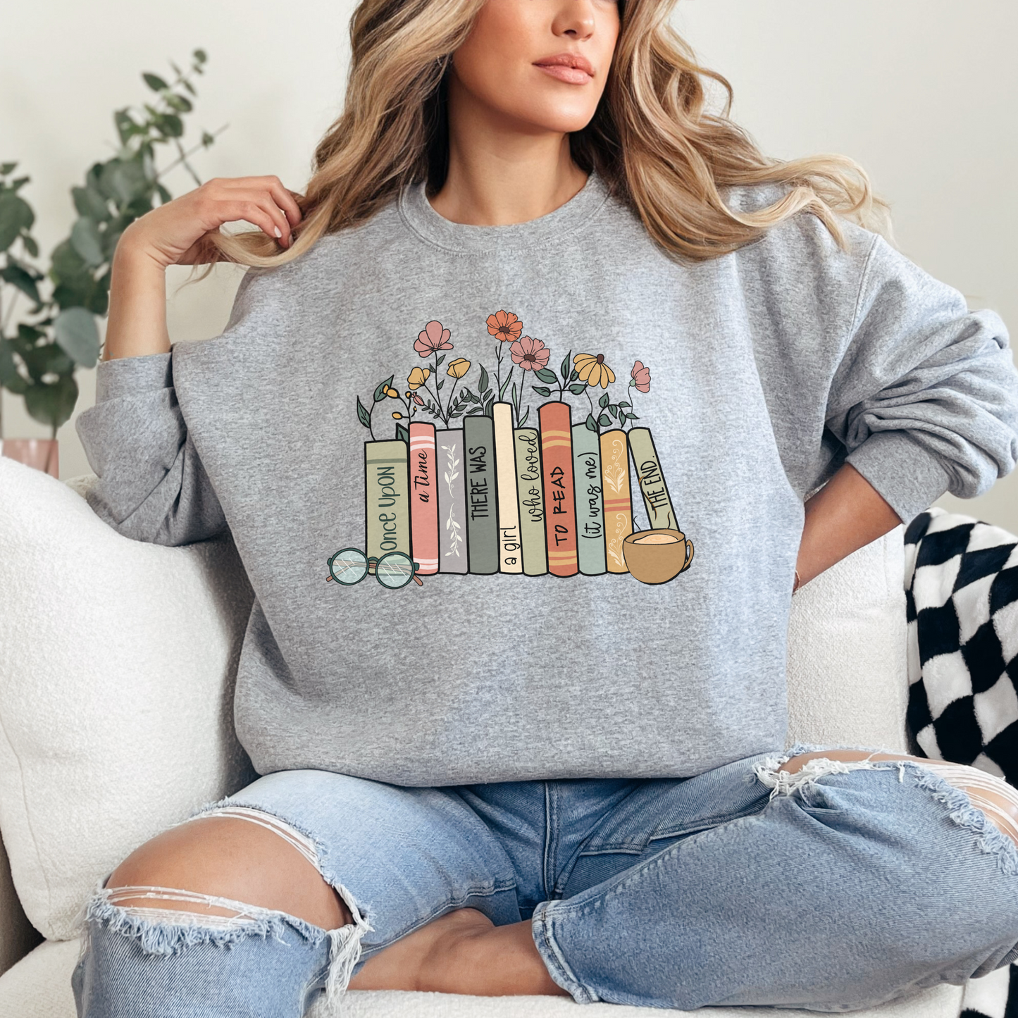 Cozy Book Lover Sweatshirt