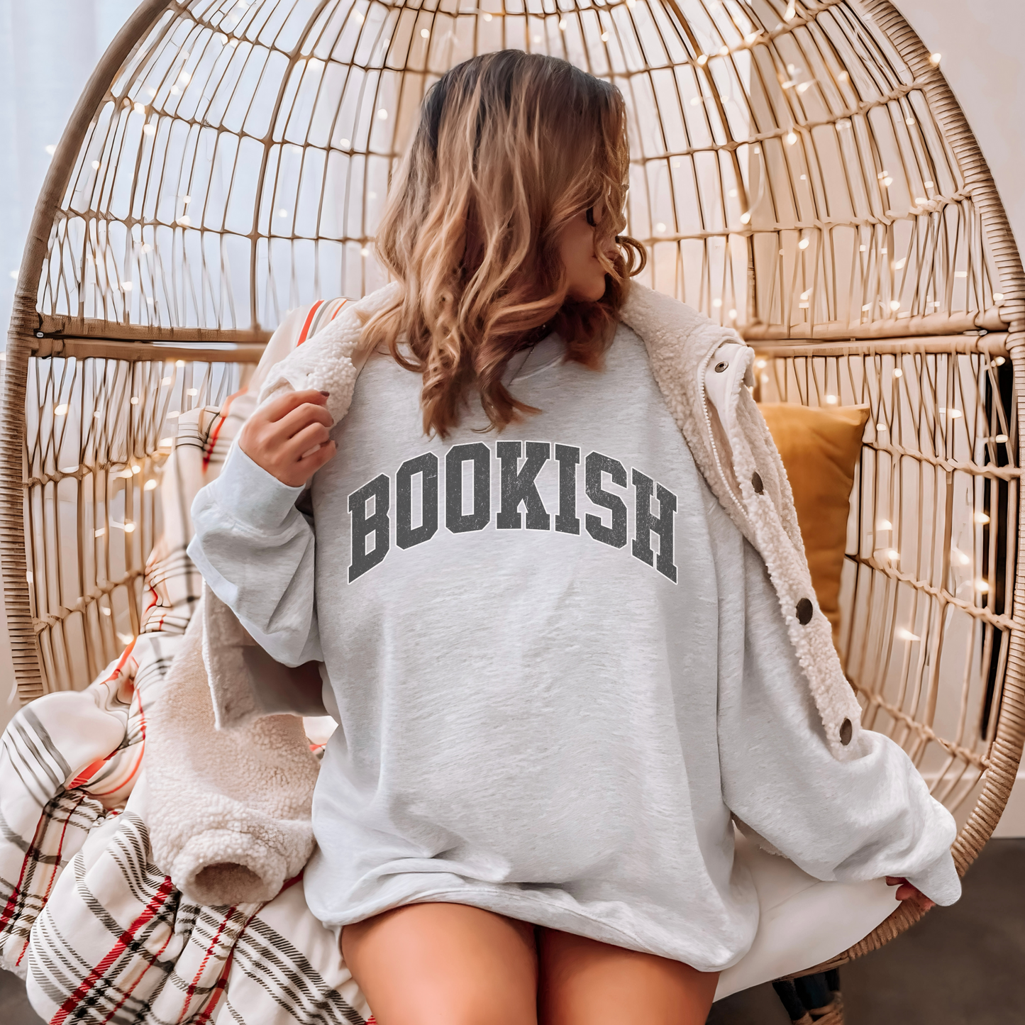 Collegiate Style Bookish Sweatshirt