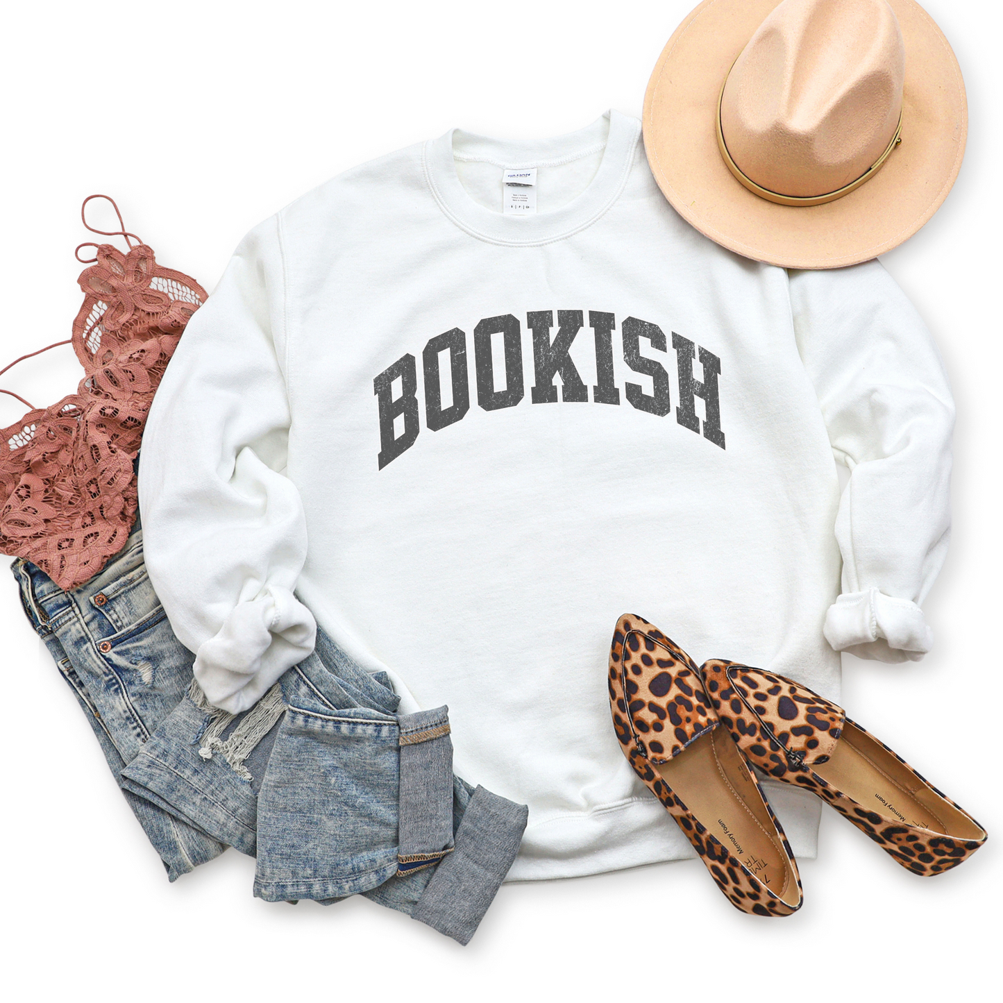 Collegiate Style Bookish Sweatshirt