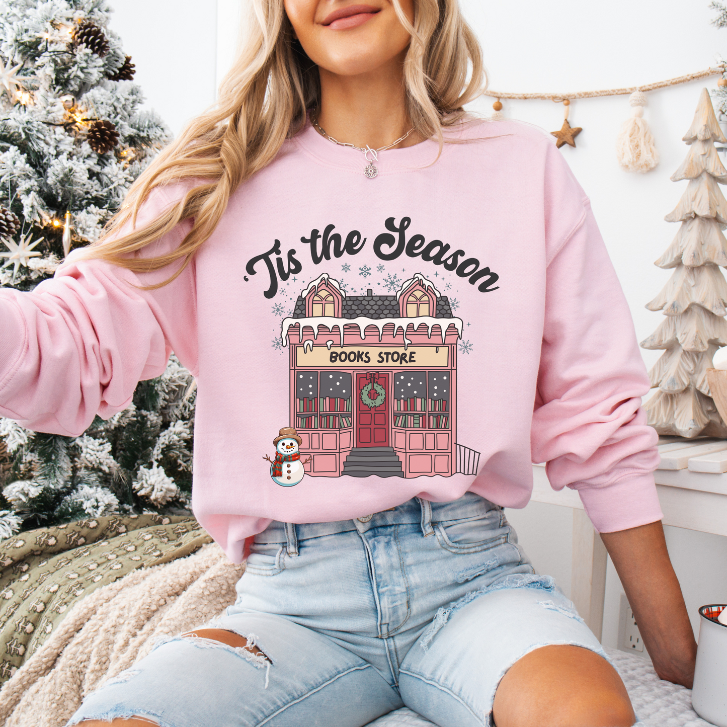 'Tis The Season Bookworm Holiday Sweatshirt