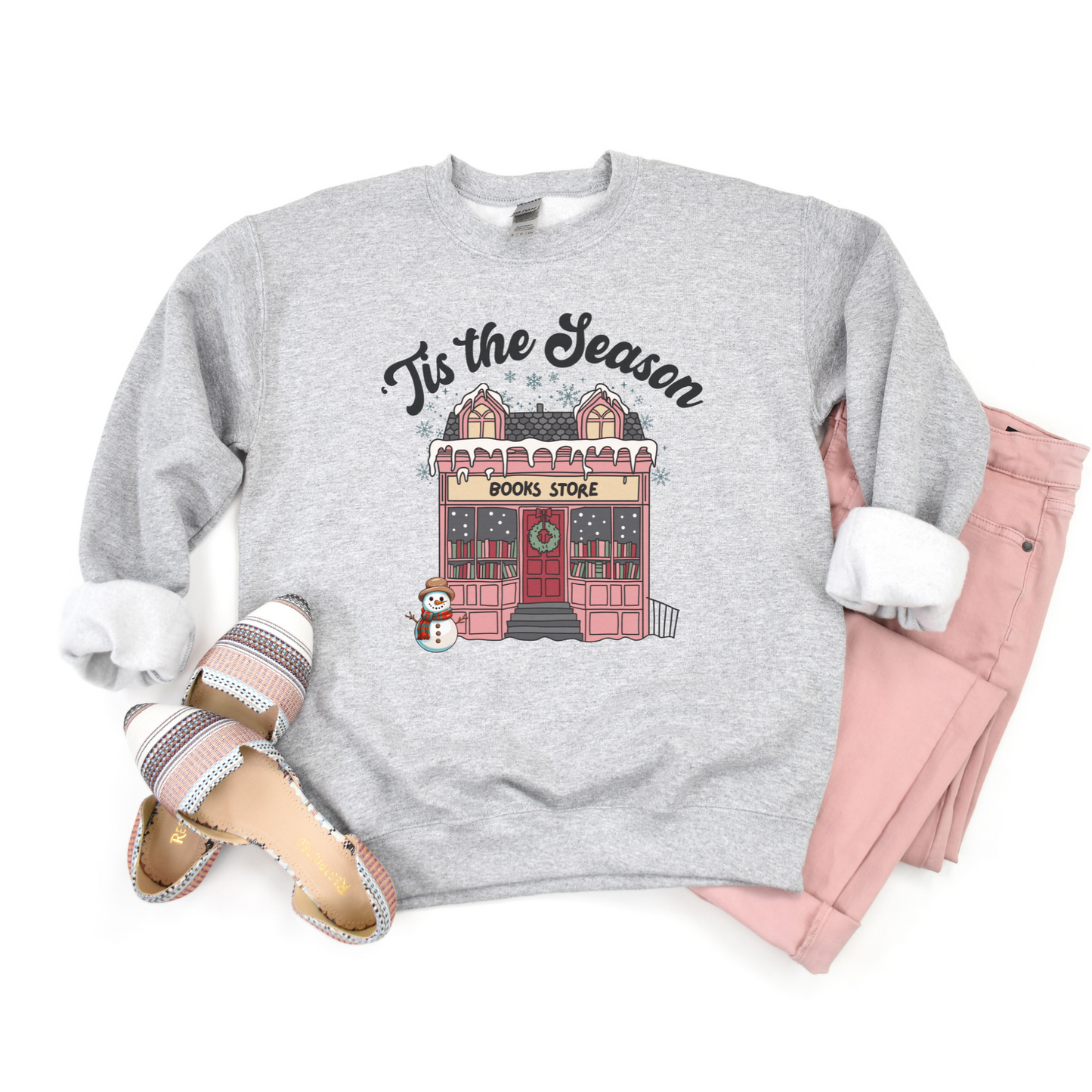 'Tis The Season Bookworm Holiday Sweatshirt