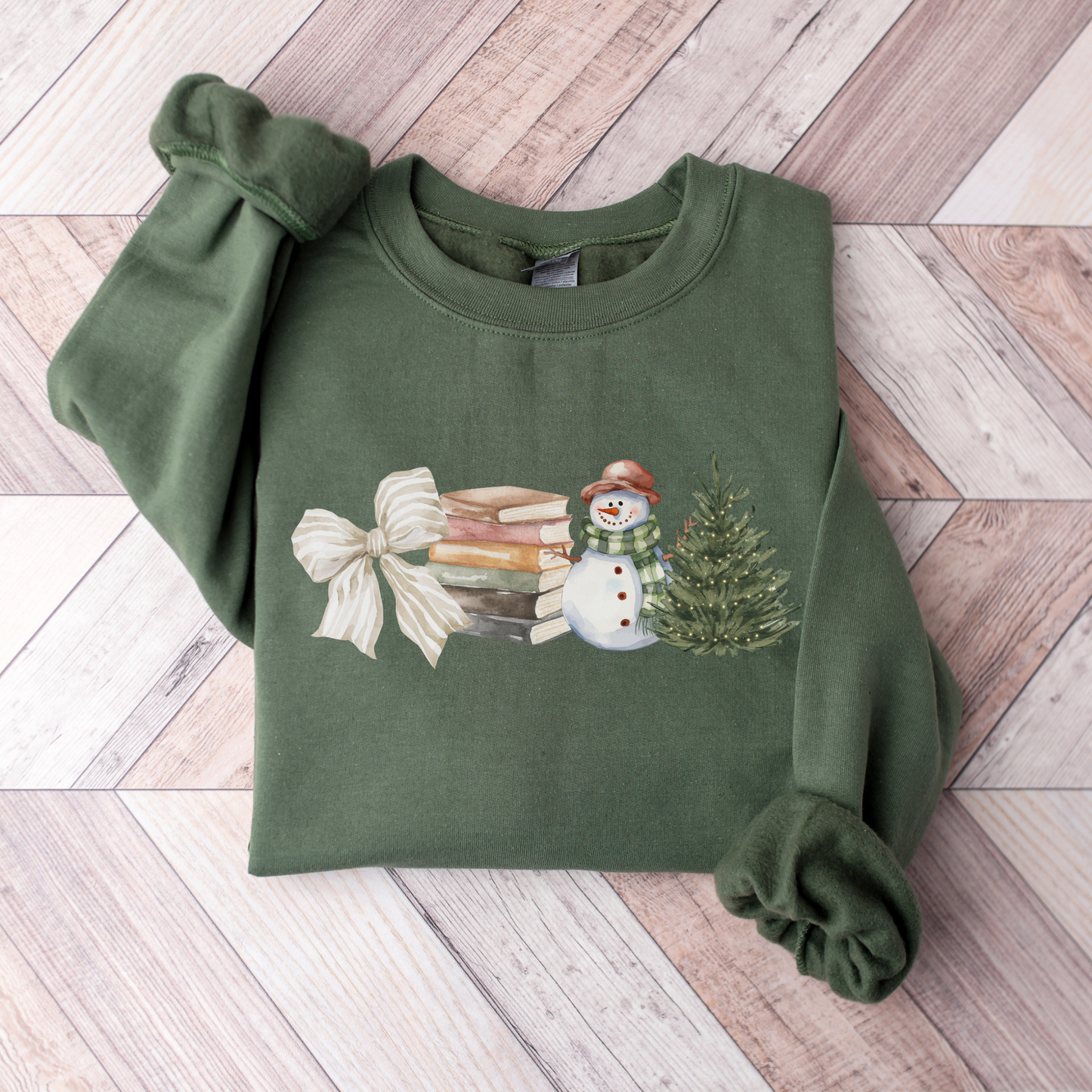 Cozy Winter Book Lovers Sweatshirt