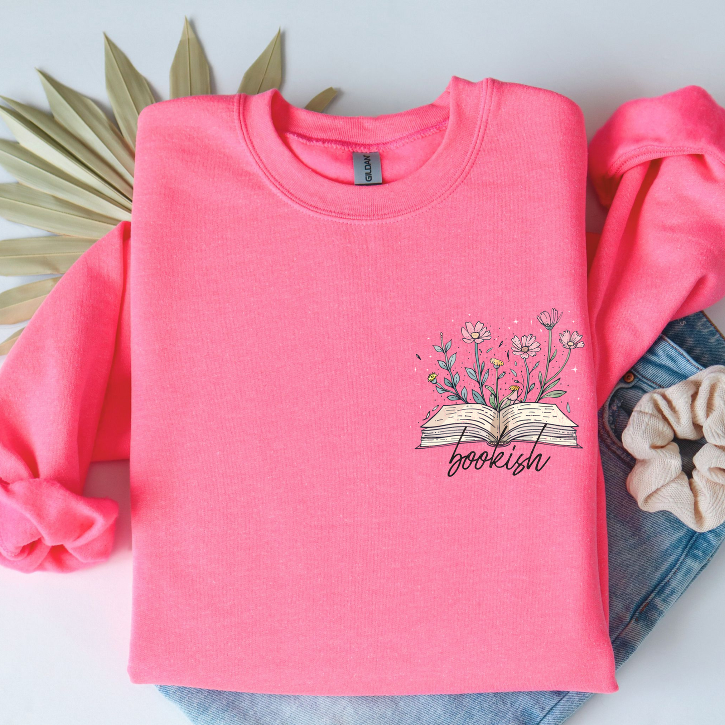 Bookish Floral Crewneck