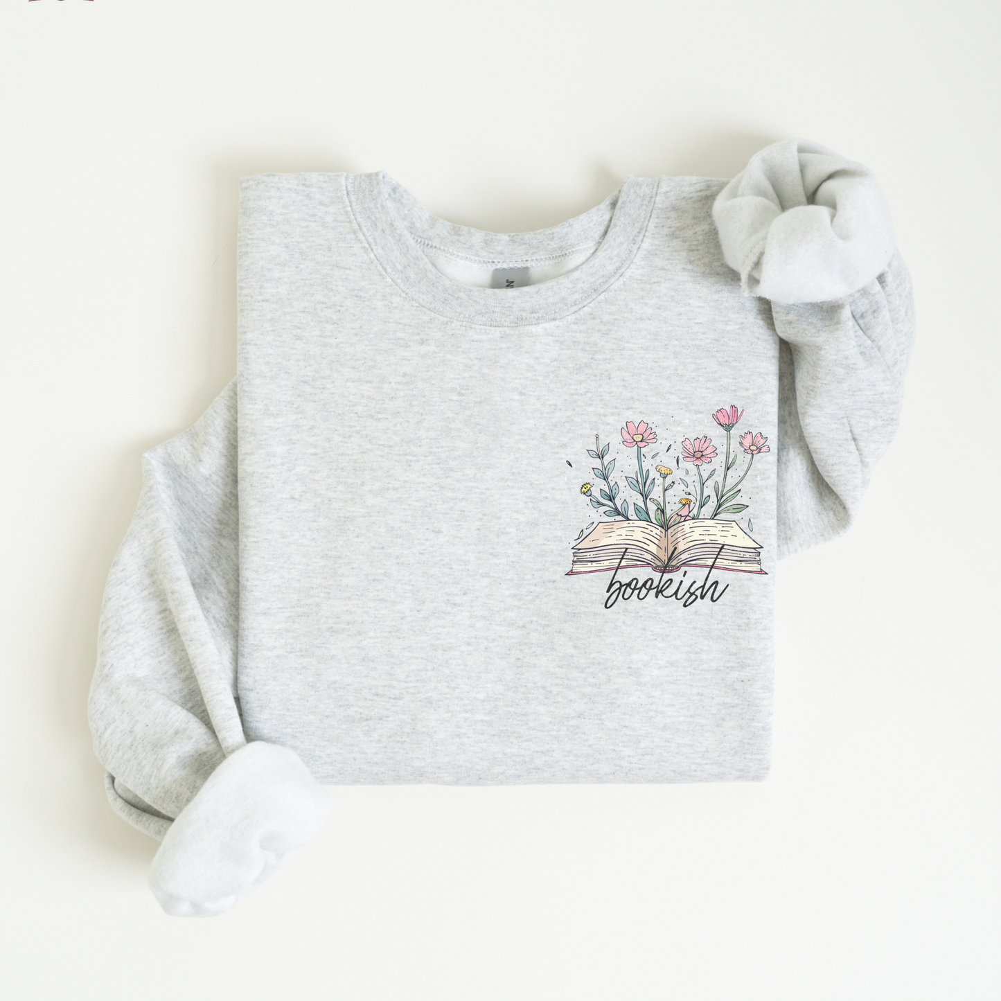 Bookish Floral Crewneck