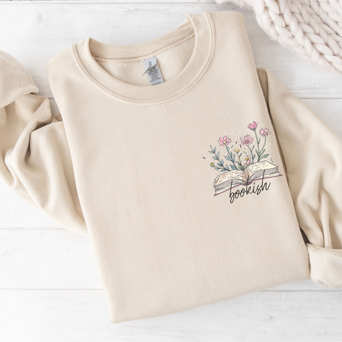 Bookish Floral Crewneck