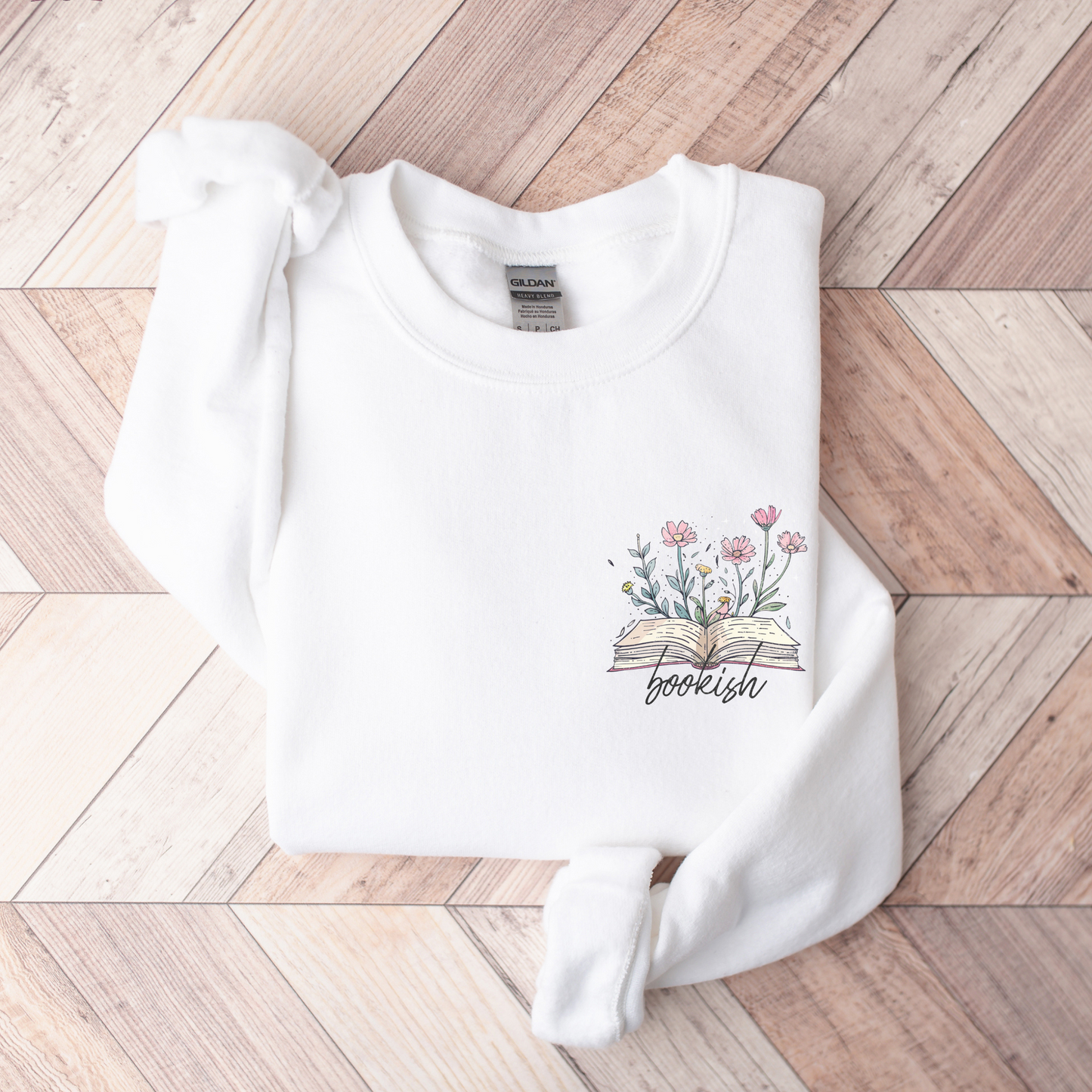 Bookish Floral Crewneck