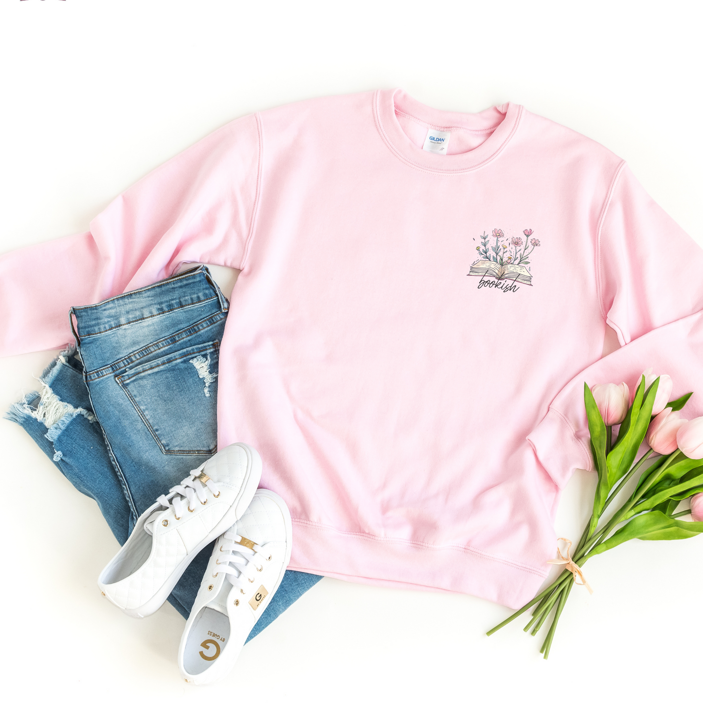 Bookish Floral Crewneck