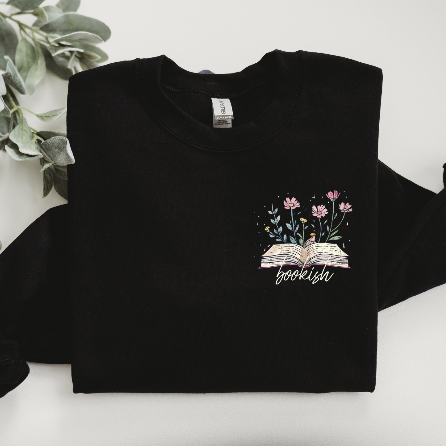 Bookish Floral Crewneck