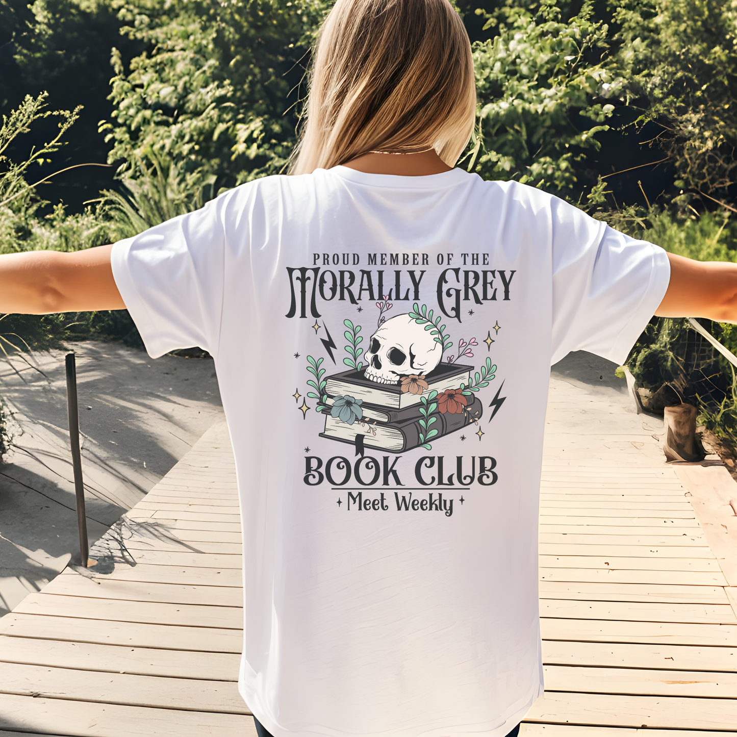 Morally Grey Book Club Tee