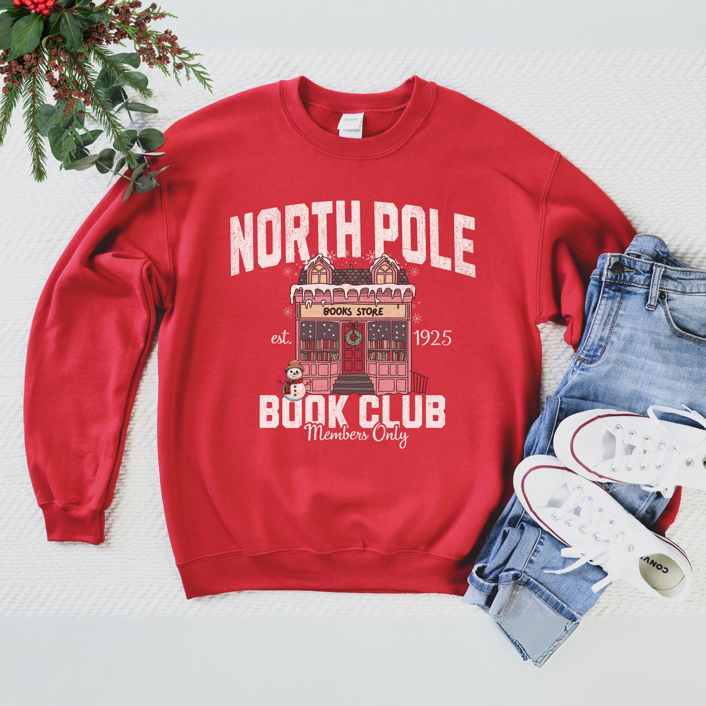 North Pole Book Club Sweatshirt