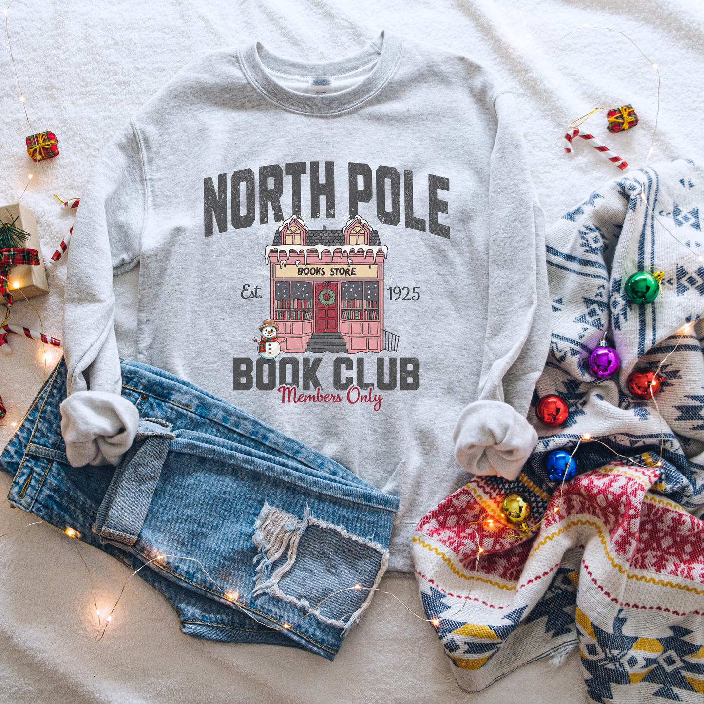 North Pole Book Club Sweatshirt