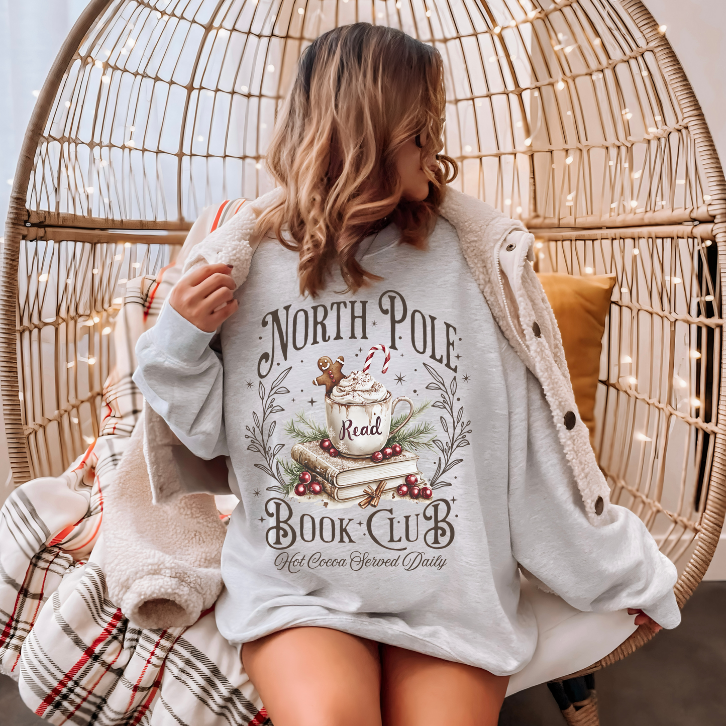 North Pole Book Club Sweatshirt