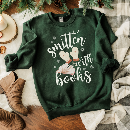 Smitten With Books Sweatshirt