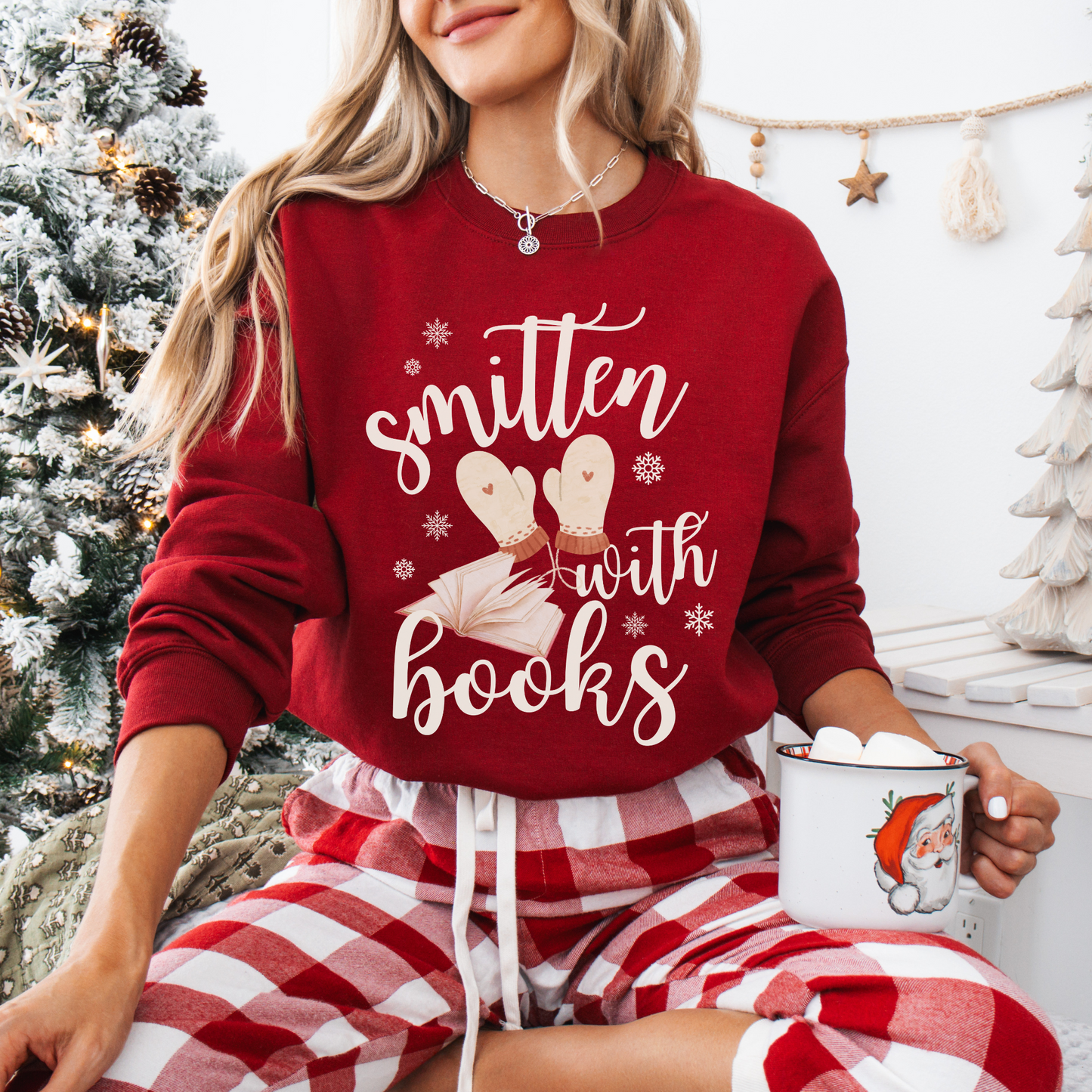 Smitten With Books Sweatshirt