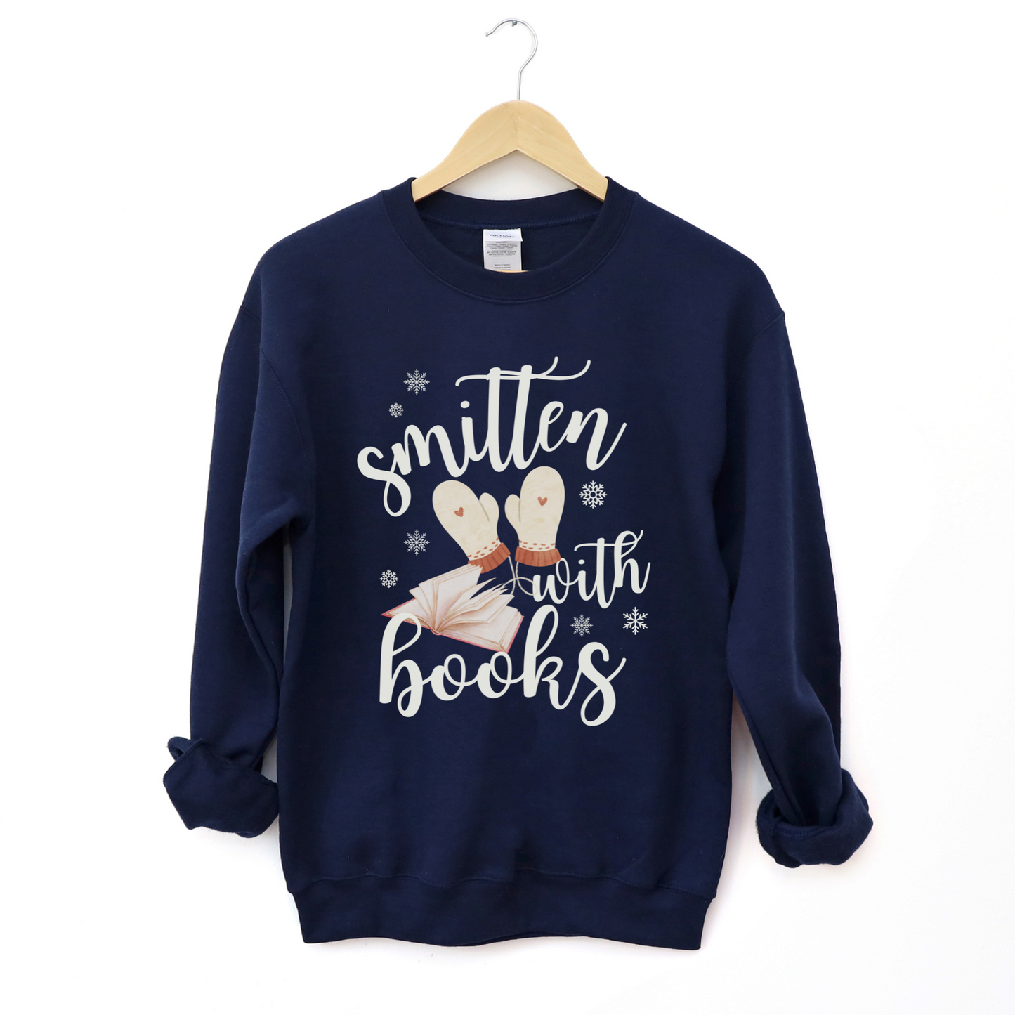 Smitten With Books Sweatshirt