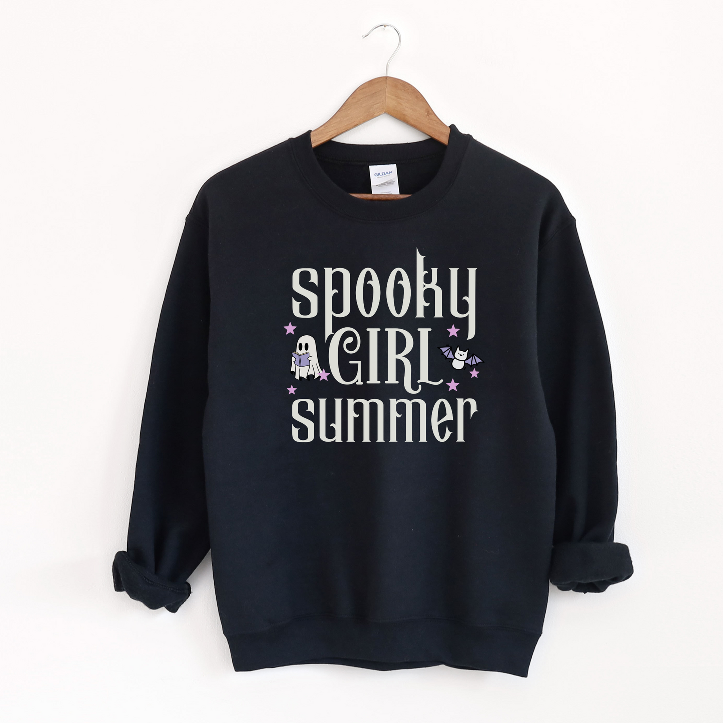 Spooky Girl Summer Sweatshirt - Gothic Bookish Sweatshirt