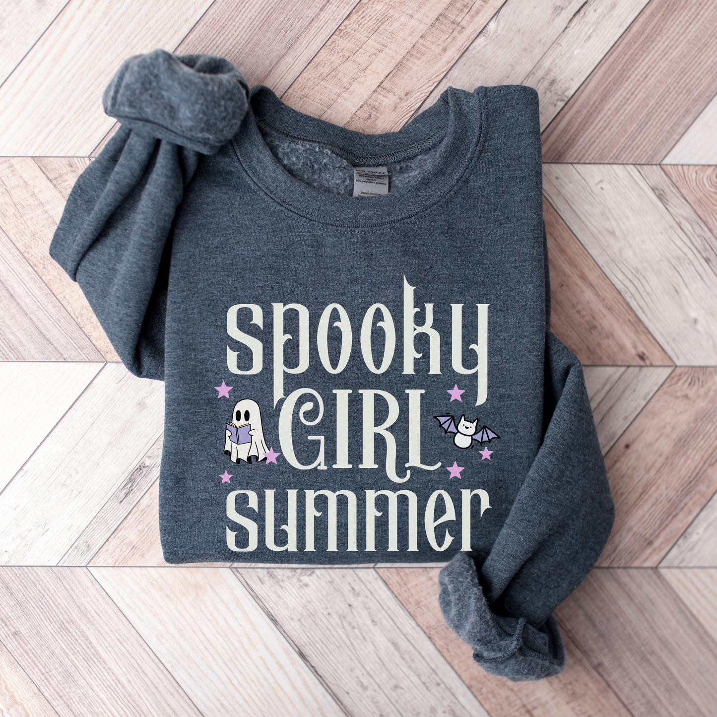 Spooky Girl Summer Sweatshirt - Gothic Bookish Sweatshirt