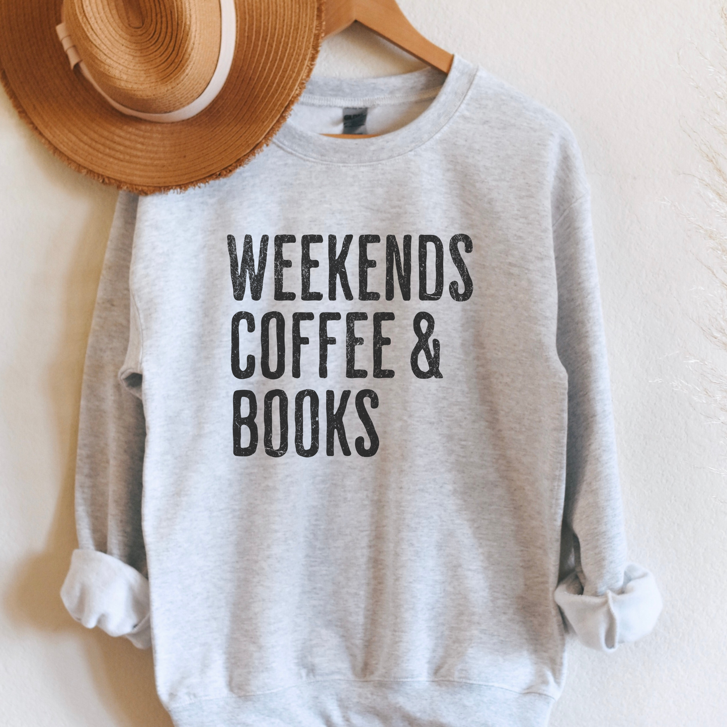 Weekends Coffee & Books Sweatshirt