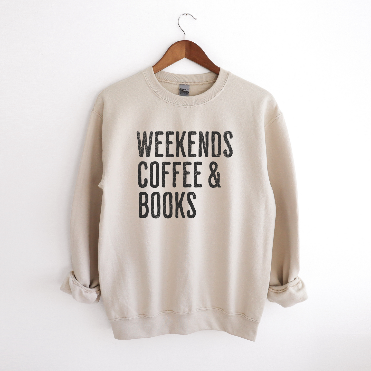 Weekends Coffee & Books Sweatshirt